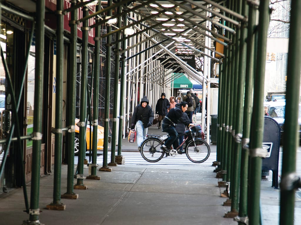 Sidewalk Shed NYC